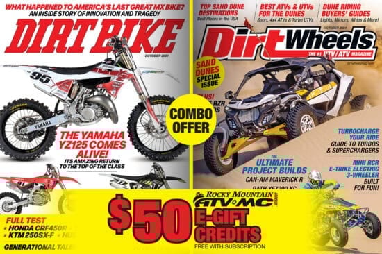 Dirt Bike and Dirt Wheels Subscription Combo